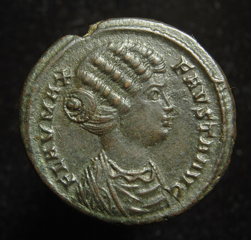 Fausta ae3 nummus spes rei - ae3,