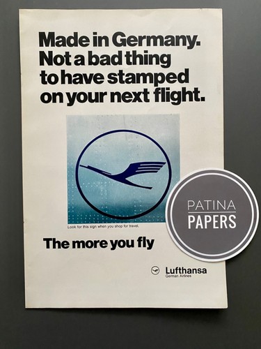 1975 lufthansa made - made, in