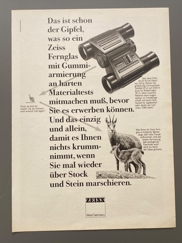Zeiss fernglas west germany - zeiss,