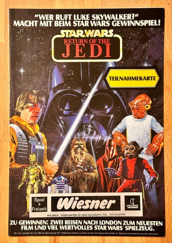 Star wars vintage flyer - vintage,