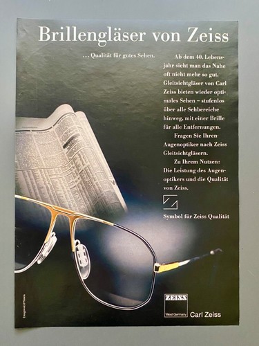 Brillengläser von zeiss - von, carl